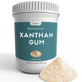 Hznxolrc xanthan gum powder bottle highlighting smooth texture for sauces and dressings