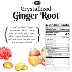 IAN's candied ginger snack bag is a ready-to-eat, on-the-go treat.