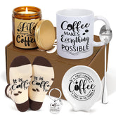 iaovueby Coffee Gifts mug: 11 oz ceramic mug for morning coffee rituals.