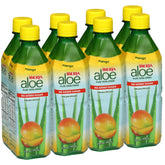 Iberia Aloe Vera with Pulp Mango bottle highlighting real aloe texture and tropical flavor