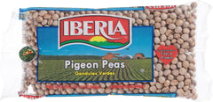IBERIA dry pigeon peas packaging, a protein-rich pantry staple
