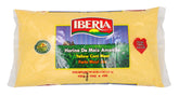 Iberia Fine Corn Meal pre cooked 4lb bag with smooth texture for quick recipes