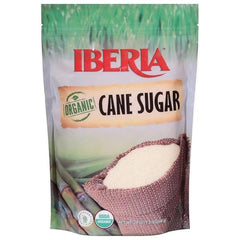 Iberia Organic Cane Sugar used in baking ingredients, adding rich flavor to cookies and cakes.