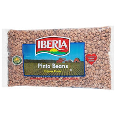 Iberia Pinto Beans prepared as refried beans with onions.