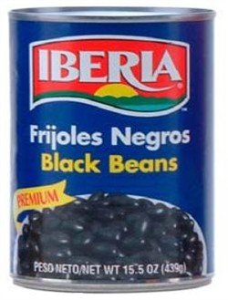 Iberia Ready to Eat Black Beans 15oz can for quick, satisfying meals.