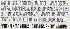 Sugar-free Ice Breakers CoolMint mints with sparkling crystals.
