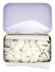 USA-made ICE CHIPS lemon candy tin for gifting.