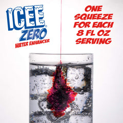 Icee Zero Mango twist glass with icy aroma.