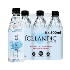 Icelandic Glacial bottle with glacier-inspired design for premium hydration.