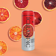 Icelandic Glacial sparkling water poured into a glass for a refreshing sip.
