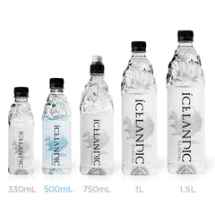 Icelandic Glacial BPA-free packaging emphasizes sustainability.
