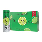 Icelandic Glacial Tahitian Lime sparkling water can, refreshment with every sip.