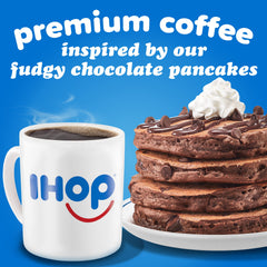 IHOP K-Cup pod installed for a quick cup.