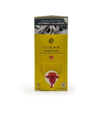 Iliada Kalamata PDO EVOO bag-in-box pouring for precise, fresh cooking