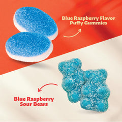 ILIKE! Blue Gummy Candy Mix bag ideal for cake toppers and displays.