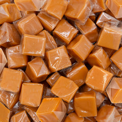 ILIKE! vanilla caramel cubes bulk bag ready for sharing and party use