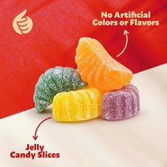 ILIKE! Fruit Slices Strawberry – nostalgic, vegan candy with a sugar-dusted finish.