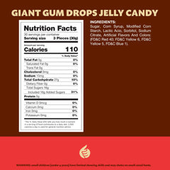 ILike Gum Drops assorted flavors in 1 inch drops for cakes and party favors
