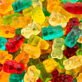 ILike Gummi Bears 1lb bag with dye-free colors, ideal for everyday snacking.