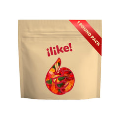 ILIKE Gummy Worms colorful display suitable for party favors and buffets