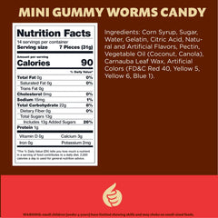 ILIKE Gummy Worms soft chewy texture ideal for desserts and candy jars