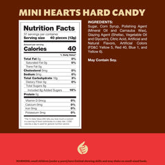 ILIKE! Mini Candy Hearts orange flavor adds tangy color to desserts and snack bowls