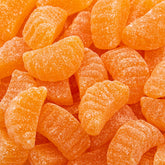 ILIKE! Orange Slices Jelly Candy bag front highlights dye-free, naturally flavored orange slices for buffets.