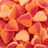 ILike Peach Hearts Gummy bag front shows dye-free peach flavor ideal for gifting