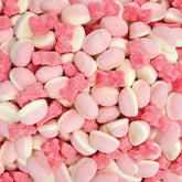 ILIKE Pink Candy Mix: sour tutti-frutti bears for tangy flavor and colorful party treats.