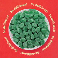 Spearmint jelly candies perfect as wedding or party favors.