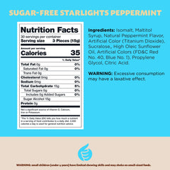 ILike! Sugar-Free Starlight Mints mint pieces ready to freshen breath.