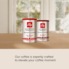 Aroma swirl highlighting caramel and orange blossom notes from illy Classico Decaf