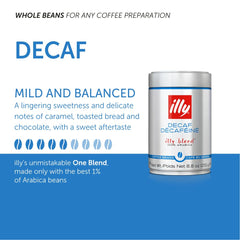 illy Classico Decaf ground for espresso ready convenience and consistent taste