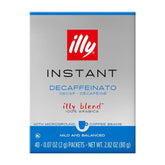 illy Classico Decaf packaging showing 40 convenient 2g packets for quick coffee