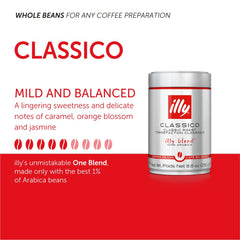 Illy Classico espresso shot illustrating balanced flavor for espresso lovers.