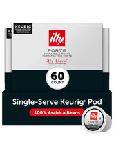 illy Forte dark roast K-Cup close-up highlights bold flavor and aroma