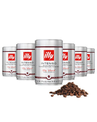 illy Intenso Bold Roast whole bean pack front showing premium aroma for versatile brewing