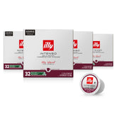 Illy k-cup pod intenso dark roast for Keurig machines delivering bold cocoa notes