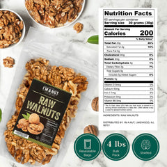 I'm A Nut batch-tested gluten-free walnuts for allergy-safe snacking.
