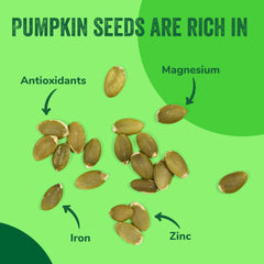 I'm A Nut raw pumpkin seeds close-up texture and premium quality