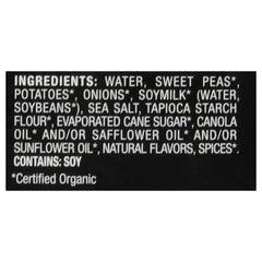 Imagine Organic vegetables peas ingredients close up fresh produce