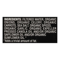 Imagine Organic No-Chicken Broth being poured into a pot for easy meals