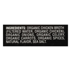 Imagine USDA Organic badge on broth label signaling quality ingredients.