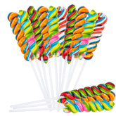 Imagine Splash Rainbow Twisty Pops 40-pack, perfect for party favors