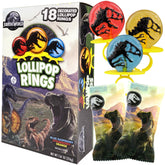 Imaginings 3 Jurassic World lollipop ring blue raspberry flavor for party favors