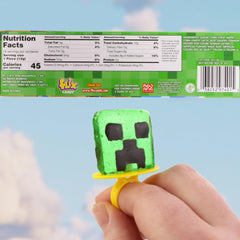 Individually wrapped Imaginings 3 Minecraft lollipop rings for easy sharing