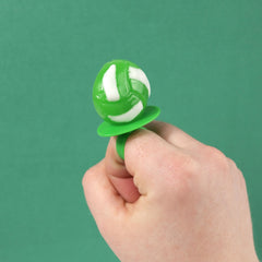 Imaginings 3 Volleyball Lollipop Ring with Strawberry flavor for fun treats.