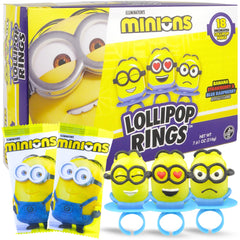 Imaginings 3 Minions lollipop ring strawberry flavor, a fruity treat for gift bags