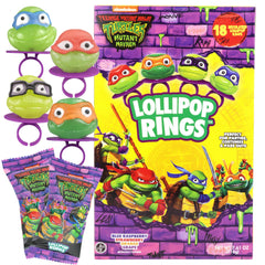 Imaginings 3 TMNT Leonardo face lollipop ring for party fun.