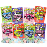 Imaginings 3 Warheads black cherry hearts deliver bold tangy flavor for gifting.